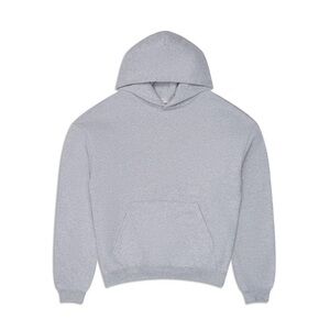 NWT 350 GSM 'Heather Grey' Fleece Hoodie   Size M H.Gray